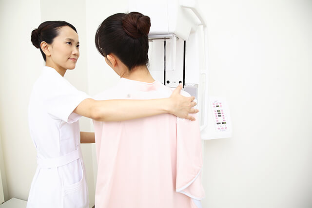 マンモグラフィ（乳房エックス線検査）